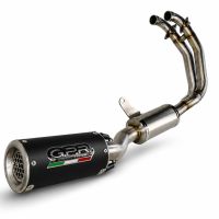 GPR escape compatible con Aprilia RS 660 2025-2026, M3 Black Titanium, Escape completo homologado y legal,con catalizador incluido db killer extraíble 