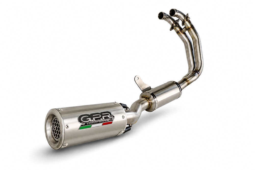 GPR escape compatible con Aprilia RS 660 2021-2024, M3 Inox , Escape completo homologado y legal,con catalizador incluido db killer extraíble 