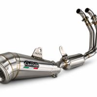 GPR escape compatible con Aprilia TUONO 660 2021-2024, Powercone Evo, Escape completo racing, incluyendo colector y db killer desmontable, sin homologación 