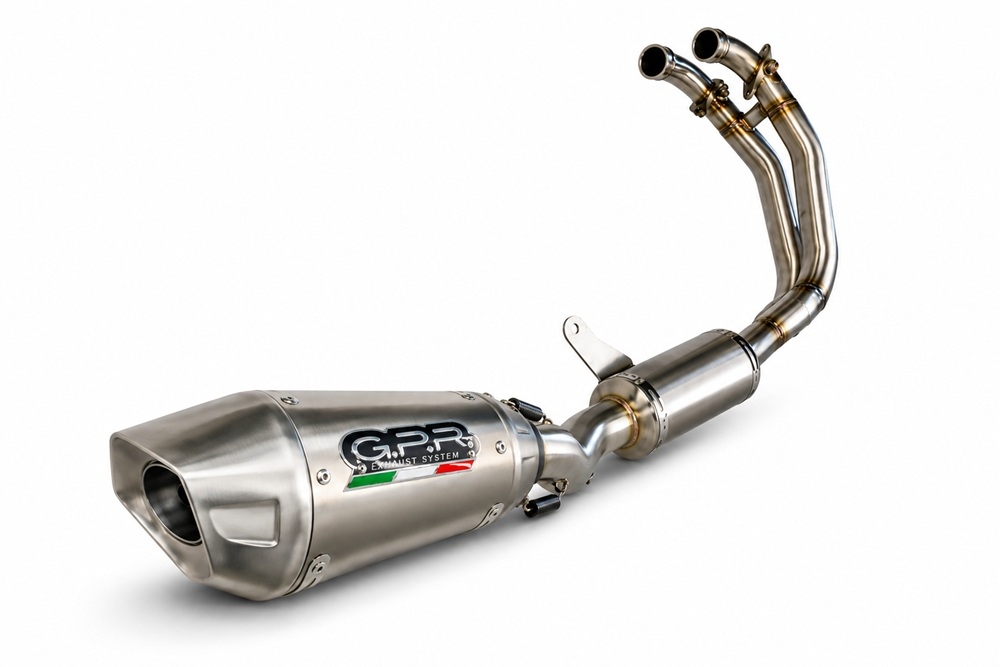 GPR escape compatible con Aprilia RS 660 2021-2024, GP-Revo Titanium, Escape completo, no legal para países de la UE, con db killer extraíble 