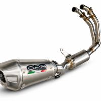 GPR escape compatible con Aprilia RS 660 2021-2024, GP-Revo Titanium, Escape completo, no legal para países de la UE, con db killer extraíble 