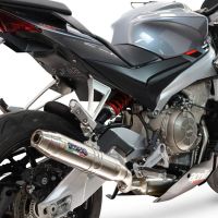 GPR escape compatible con Aprilia RS 660 2021-2024, Deeptone Inox, Escape completo, no legal para países de la UE, con db killer extraíble 