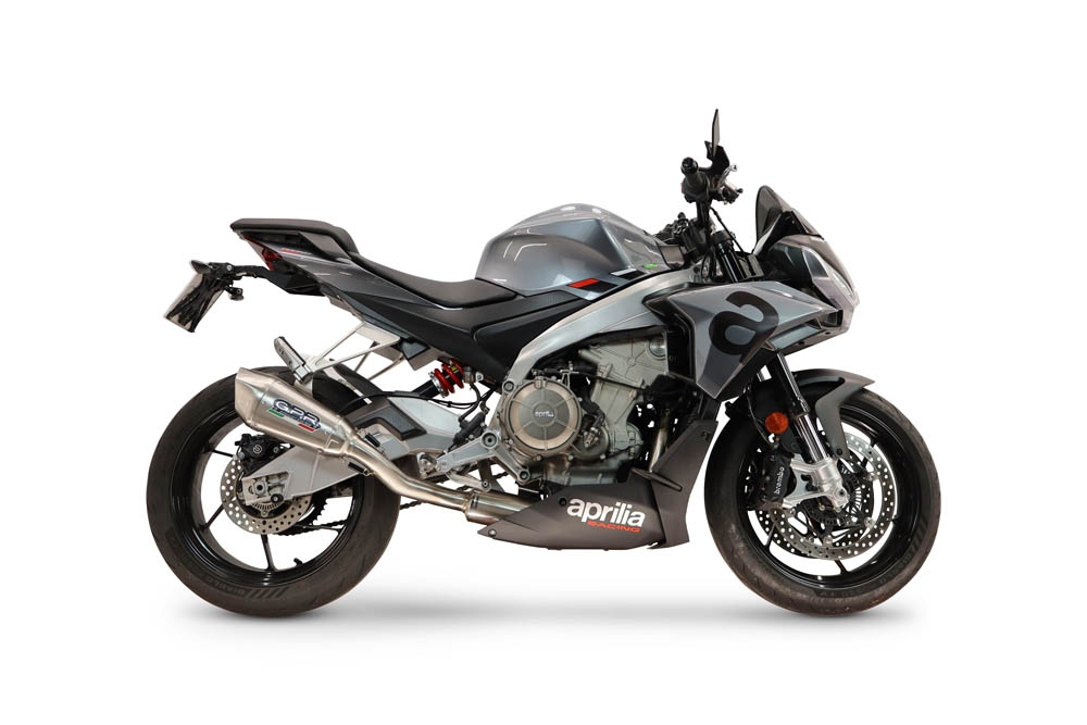 GPR escape compatible con Aprilia RS 660 2021-2024, GP-Revo Titanium, Escape completo, no legal para países de la UE, con db killer extraíble 