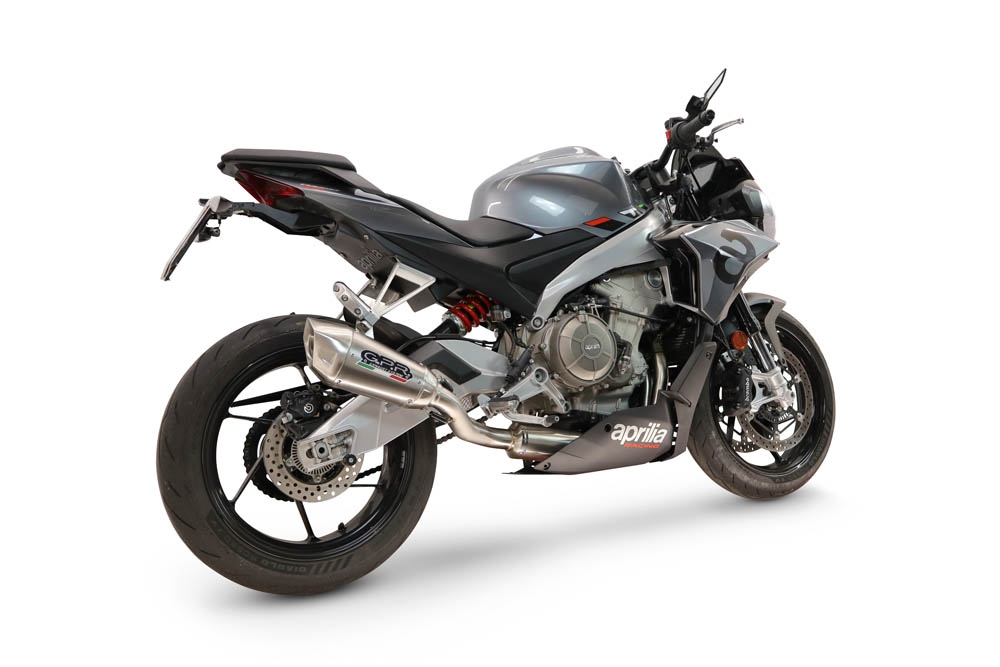 GPR escape compatible con Aprilia RS 660 2021-2024, GP-Revo Titanium, Escape completo, no legal para países de la UE, con db killer extraíble 