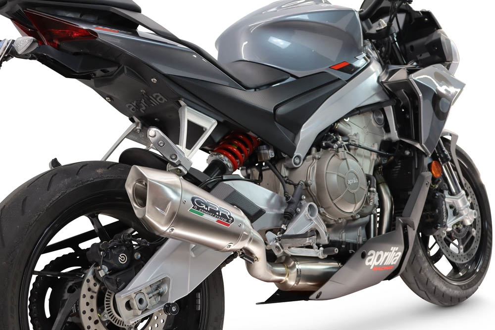 GPR escape compatible con Aprilia RS 660 2021-2024, GP-Revo Titanium, Escape completo, no legal para países de la UE, con db killer extraíble 