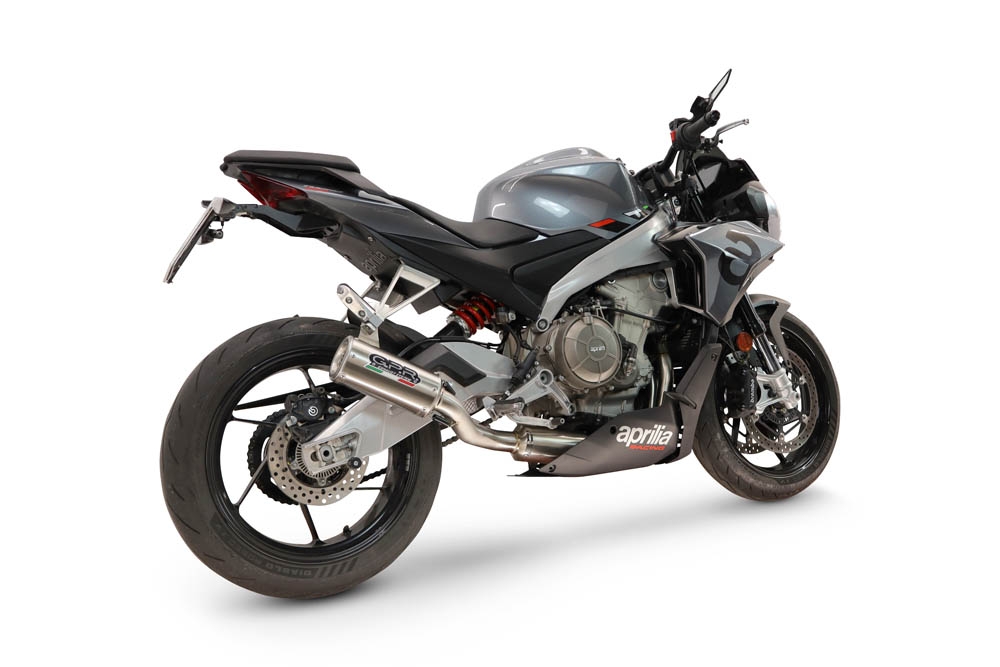 GPR escape compatible con Aprilia RS 660 2021-2024, M3 Inox , Escape completo homologado y legal,con catalizador incluido db killer extraíble 