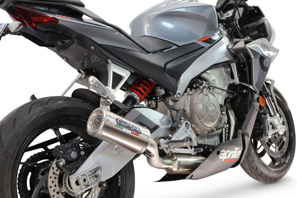 GPR escape compatible con Aprilia RS 660 2021-2024, M3 Inox , Escape completo homologado y legal,con catalizador incluido db killer extraíble 