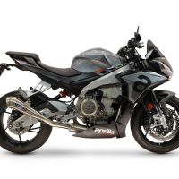 GPR escape compatible con Aprilia TUONO 660 2021-2024, Powercone Evo, Escape completo racing, incluyendo colector y db killer desmontable, sin homologación 