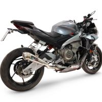 GPR escape compatible con Aprilia TUONO 660 2021-2024, Powercone Evo, Escape completo racing, incluyendo colector y db killer desmontable, sin homologación 