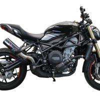GPR escape compatible con  Benelli 752 S 2022-2024, M3 Poppy , Escape legal, homologado, silenciador con db killer desmontable y tubo de conexión específico 