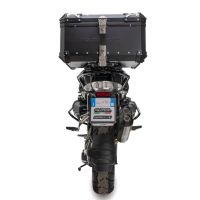Baúl GPR TECH compatible con  Bmw R 1250 Gs 2019/2020 e4 Baúl Alpi-Tech en aluminio, color negro con placa específica incluida Capacidad Litros 45