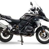 Escape compatible con Bmw R 1250 Gs -Adventure 2019-2020, Furore-X Titanio, Escape legal, homologado, silenciador con db killer desmontable y tubo de conexión específico 