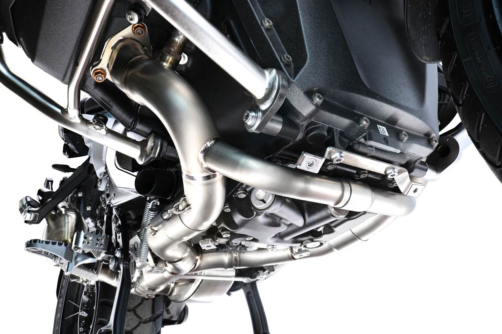 GPR escape compatible con  Bmw R 1300 GS Adventure 2024-2026, Decatalizzatore Full Titanium, Tubo supresor de catalizador 
