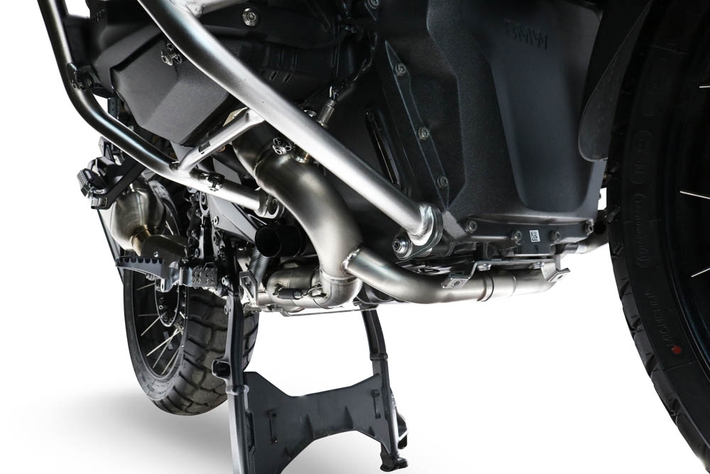 GPR escape compatible con  Bmw R 1300 GS Adventure 2024-2026, Decatalizzatore Full Titanium, Tubo supresor de catalizador 