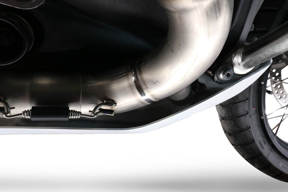 GPR escape compatible con  Bmw R 1300 GS Adventure 2024-2026, Decatalizzatore Full Titanium, Tubo supresor de catalizador 