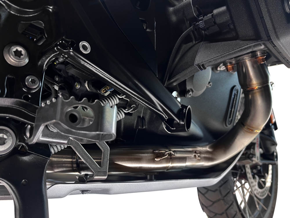 GPR escape compatible con  Bmw R 1300 GS Adventure 2024-2026, Decatalizzatore Inox, Tubo supresor de catalizador 