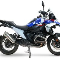 GPR escape compatible con  Bmw R 1300 GS 2024-2026, Dual Inox, Escape legal, homologado, silenciador con db killer desmontable y tubo de conexión específico 