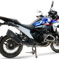 GPR escape compatible con  Bmw R 1300 GS Adventure 2024-2026, Hyper Sonic Black Titanium, Escape legal, homologado, silenciador con db killer desmontable y tubo de conexión específico 