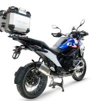  Bmw R 1300 GS Adventure 2024/2026 Baúl superior Top Case de Titanio color natural con placa específica incluida Capacidad Litros 35