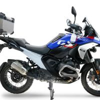  Bmw R 1300 GS Adventure 2024/2026 Baúl superior Top Case de Titanio color natural con placa específica incluida Capacidad Litros 55