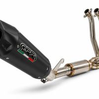 GPR escape compatible con Cf Moto 675NK 2024-2027, GP-Revo Black Titanium, Escape completo racing, incluyendo colector y db killer desmontable, sin homologación 
