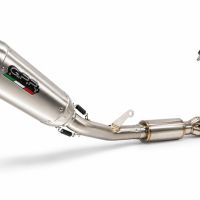 GPR escape compatible con Cf Moto 675SR-R 2024-2027, GP-Revo Titanium, Escape completo homologado y legal,con catalizador incluido db killer extraíble 
