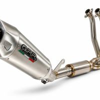 GPR escape compatible con Cf Moto 675SR-R 2024-2027, GP-Revo Titanium, Escape completo homologado y legal,con catalizador incluido db killer extraíble 