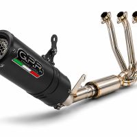 GPR escape compatible con Cf Moto 675SR-R 2024-2027, M3 Black Titanium, Escape completo racing, incluyendo colector y db killer desmontable, sin homologación 