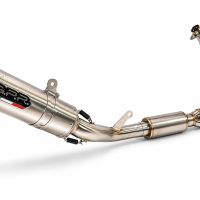 GPR escape compatible con Cf Moto 675SR-R 2024-2027, M3 Inox , Escape completo homologado y legal,con catalizador incluido db killer extraíble 