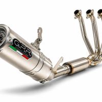 GPR escape compatible con Cf Moto 675SR-R 2024-2027, M3 Inox , Escape completo homologado y legal,con catalizador incluido db killer extraíble 