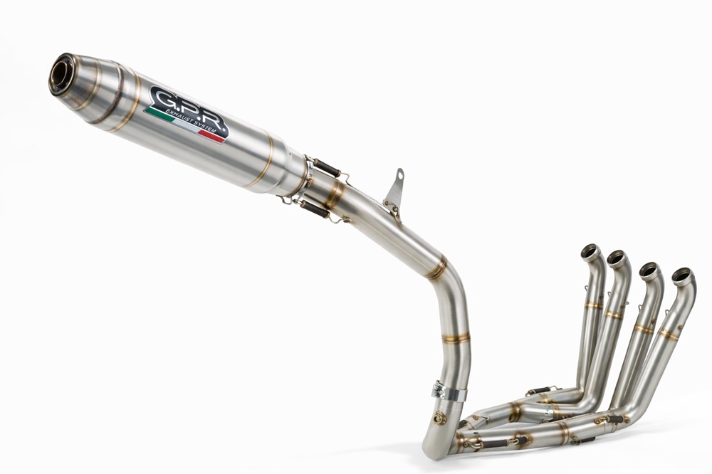 GPR escape compatible con Honda Cbr 600 Rr  2007-2023, Deeptone Inox, Escape completo racing, incluyendo colector y db killer desmontable, sin homologación 