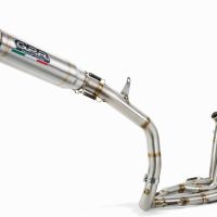 GPR escape compatible con Honda Cbr 600 Rr  2007-2023, Deeptone Inox, Escape completo racing, incluyendo colector y db killer desmontable, sin homologación 