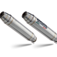 Escape compatible con Royal Enfield Interceptor 650 2019-2020, Deeptone Inox, Escape doble, no legal para los países miembros de la UE, incluidos los db killers extraíbles y los tubos de unión 