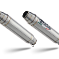 Escape compatible con Suzuki Gw 250 F Inazuma 2012-2017, Deeptone Inox, Doble escape racing, con tubos de conexión, artículo sin homologación 