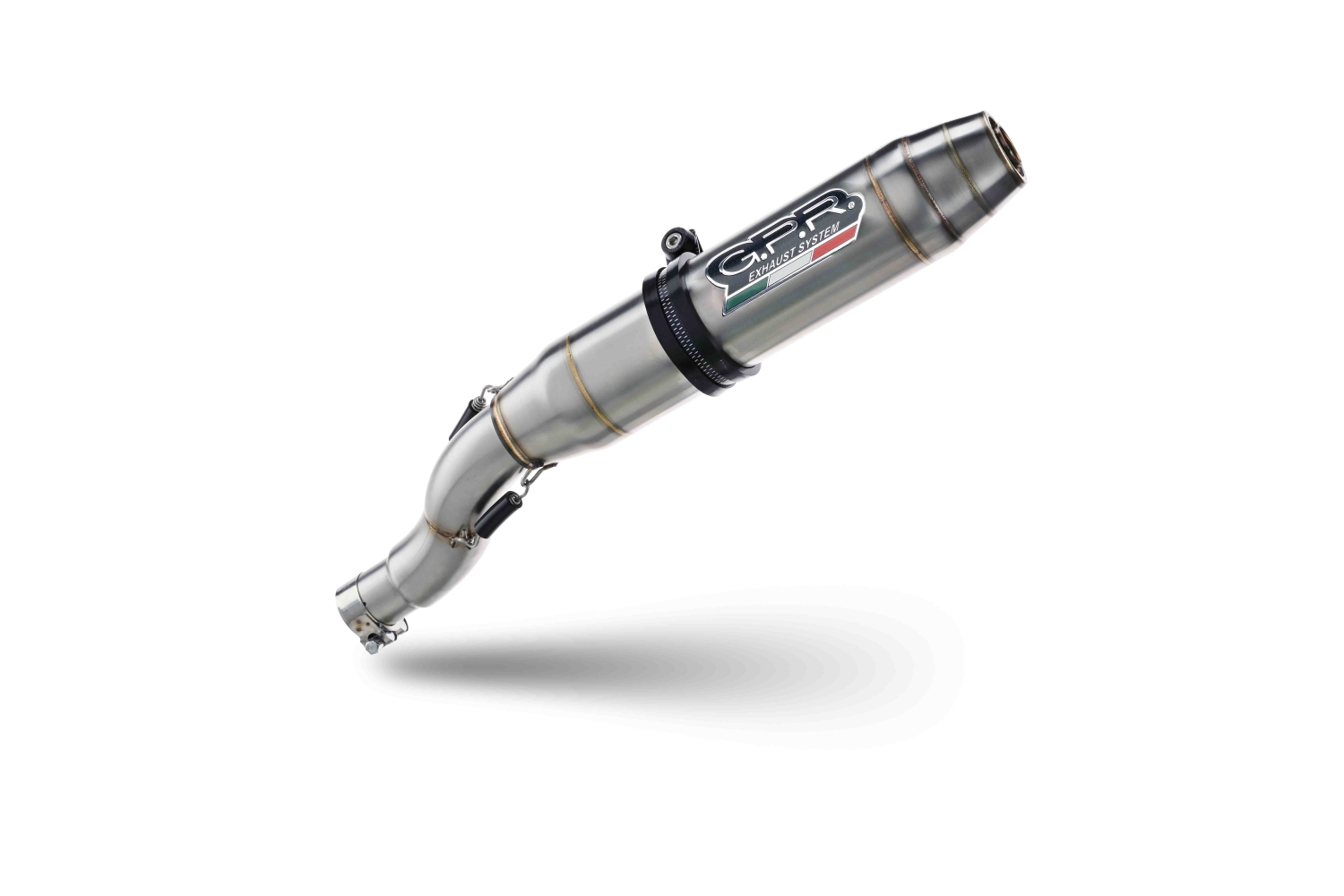 Escape compatible con Aprilia Dorsoduro 900 2017-2020, Deeptone Inox, Doble escape racing, con tubos de conexión, artículo sin homologación 