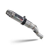 Escape compatible con Bajaja Pulsar 200 NS 2012-2014, Deeptone Inox, Escape legal, homologado, silenciador con db killer desmontable y tubo de conexión específico 