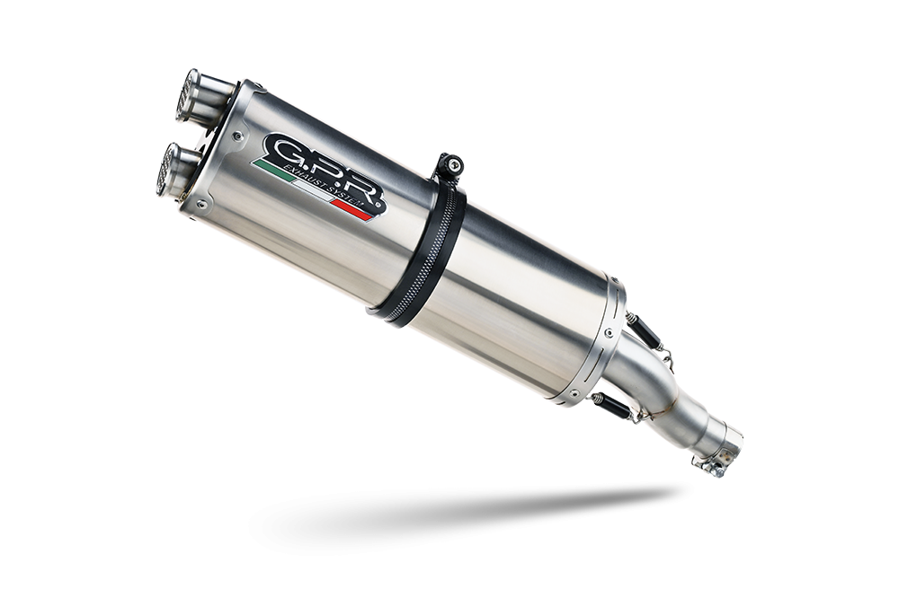 Escape compatible con Cf Moto 800 Mt Sport 2022-2024, Dual Inox, Escape legal, homologado, silenciador con db killer desmontable y tubo de conexión específico 