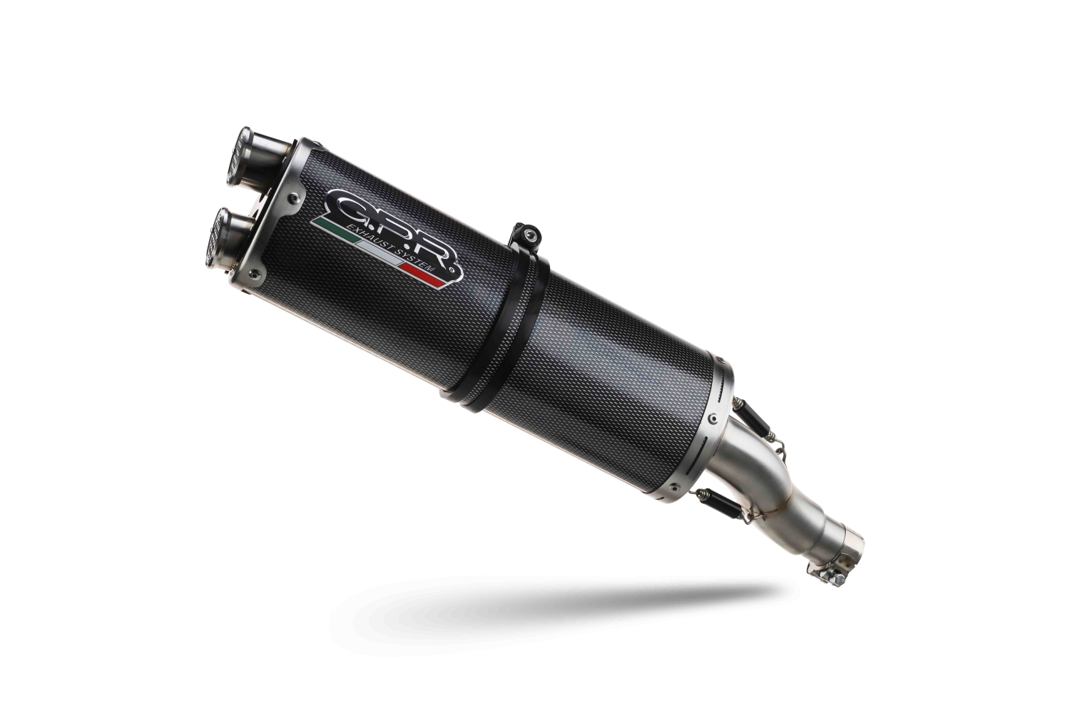 Escape compatible con Honda XL750 TRANSALP 750 2024-2025, Dual Poppy, Escape legal, homologado, silenciador con db killer desmontable y tubo de conexión específico 
