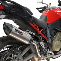 GPR escape compatible con Ducati Multistrada V4 - V4S 2025-2026, Furore-X Titanio, Escape legal, homologado, silenciador con db killer desmontable y tubo de conexión específico 