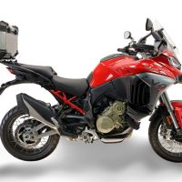  Harley Davidson Pan America 1250 2020/2024 Baúl superior Top Case de Titanio color natural con placa específica incluida Capacidad Litros 35