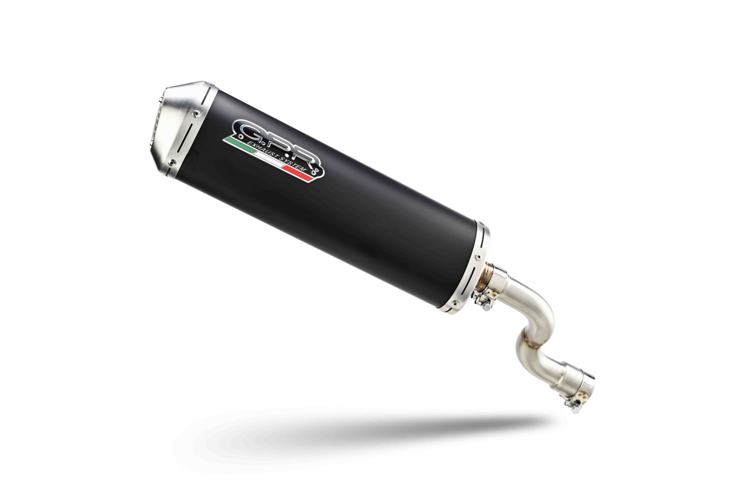 Escape compatible con Aprilia Srv 850 2013-2014, Evo4 Road, Escape semi-completo homologado con db killer extraible 
