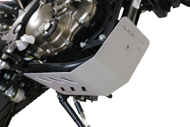 GPR TECH compatible con  F.B. Mondial Smx 125 Enduro 2021/2023 e5 Supermoto 2021/2023 e5 Protección del motor en titanio 
