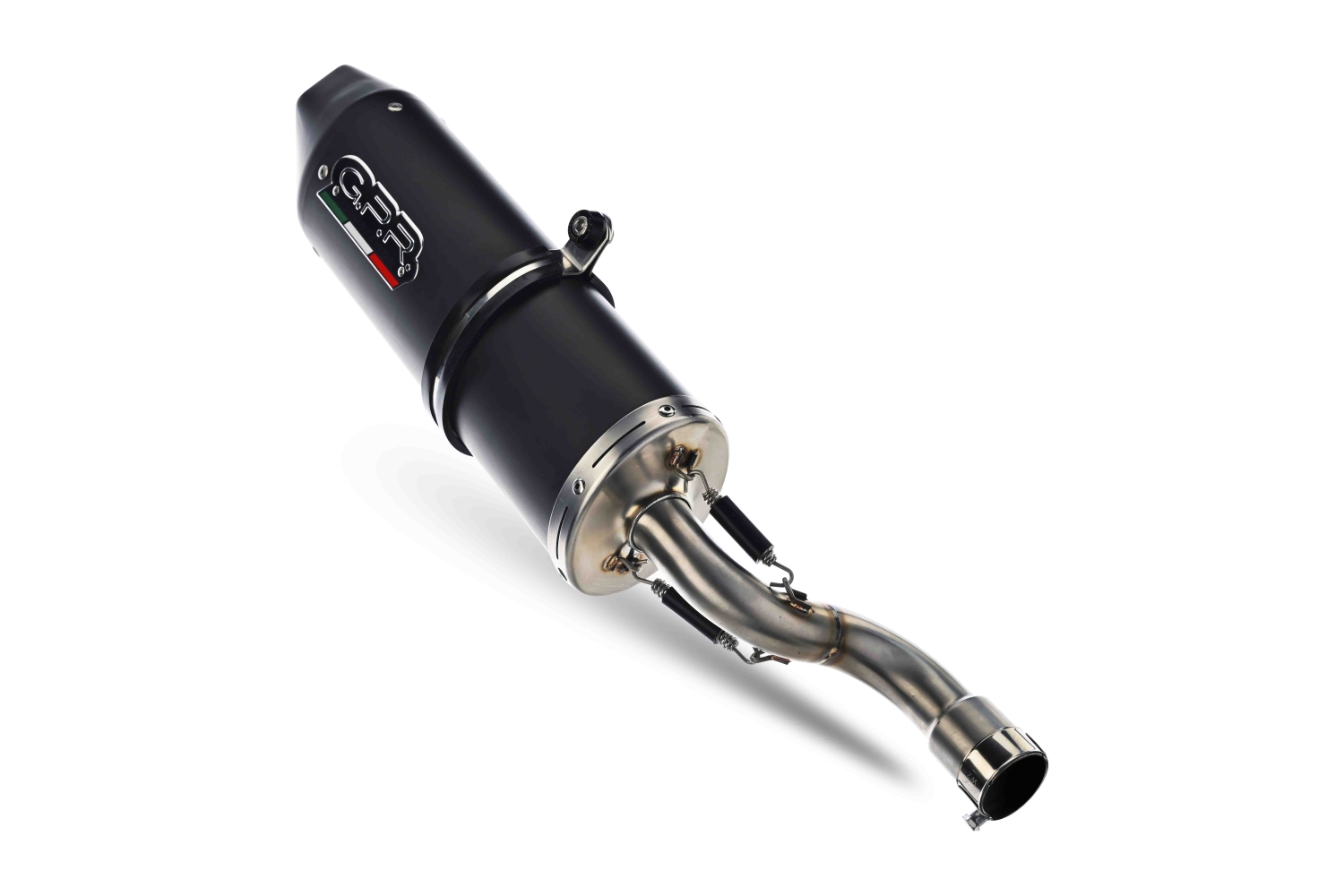 Escape compatible con Aprilia Rx 125 2018-2020, Furore Evo4 Nero, Escape legal, homologado, silenciador con db killer desmontable y tubo de conexión específico 