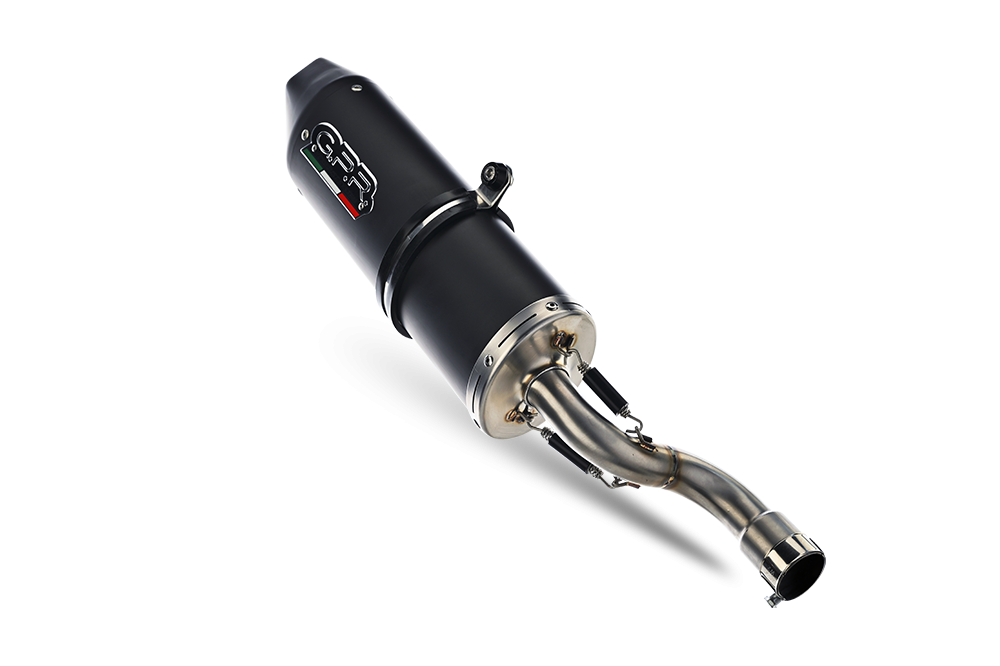 Escape compatible con Yamaha Mt-03 2016-2017, Furore Nero, Escape legal, homologado, silenciador con db killer desmontable y tubo de conexión específico 