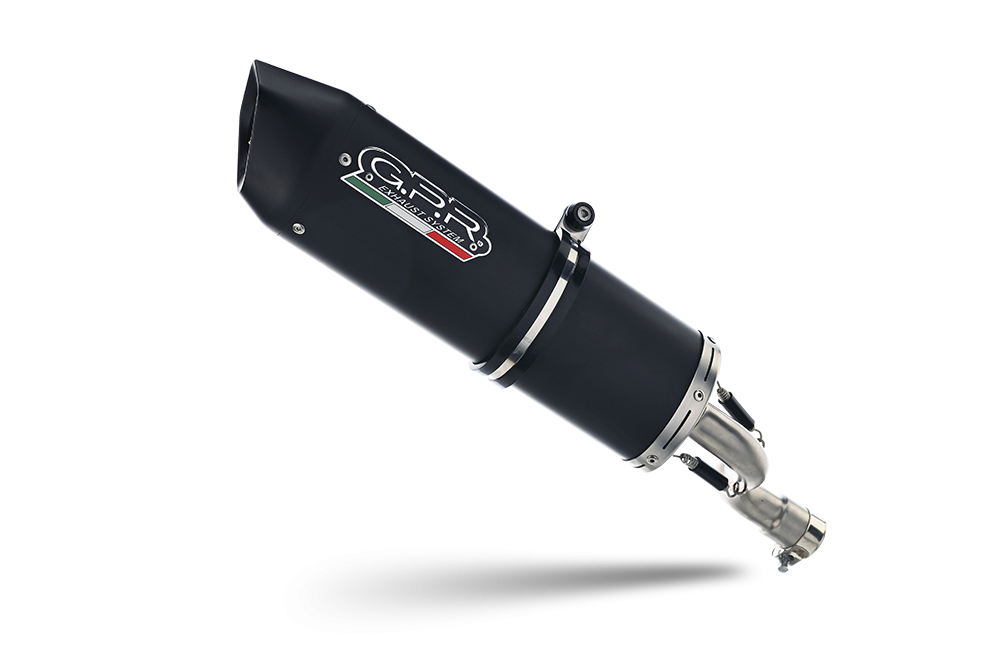 Escape compatible con Yamaha Mt-03 2016-2017, Furore Nero, Escape legal, homologado, silenciador con db killer desmontable y tubo de conexión específico 