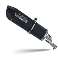 Escape compatible con Royal Enfield Himalayan 410 Diam.36mm 2017-2020, Furore Nero, Escape homologado para ruido con colector racing 