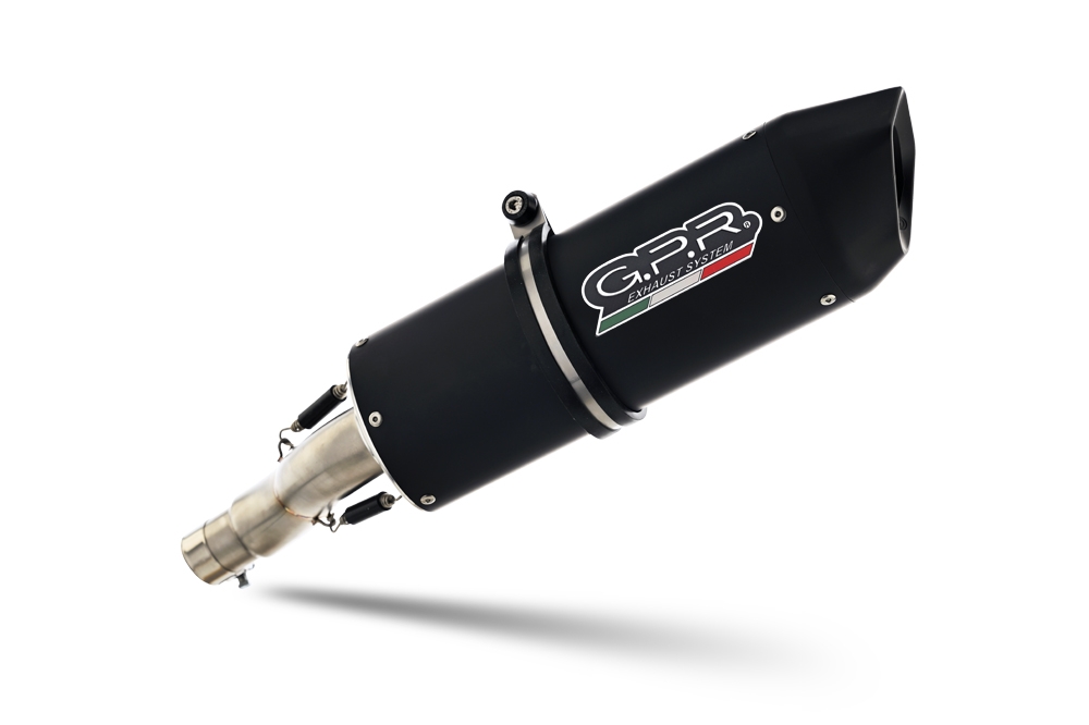 Escape compatible con Yamaha Wr 125 X 2009-2014, Furore Nero, Escape legal, homologado, silenciador con db killer desmontable y tubo de conexión específico 