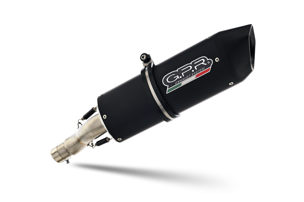 Escape compatible con Husqvarna Enduro 701 USA Market only 2021-2024, Furore Evo4 Nero, Escape homologaedo, legal para mercados fuera de la UE, incluido tubo de enlace y db killer extraíble 