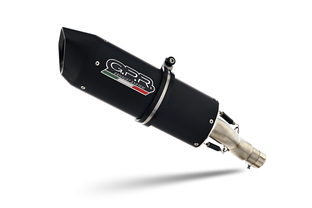 Escape compatible con Honda Cbr 650 R 2019-2020, Furore Evo4 Nero, Escape completo, no legal para países de la UE, con db killer extraíble 