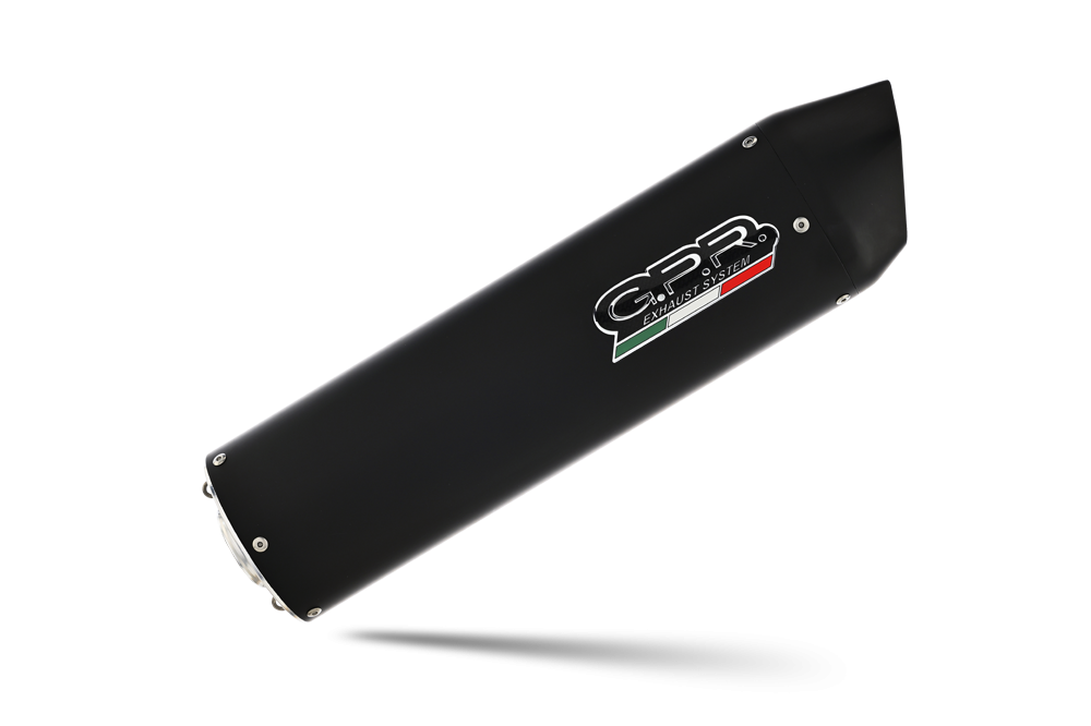 Escape compatible con Ducati Monster 600 2001-2003, Furore Nero, Par de terminales de escape homologados, con db killer extraíbles y tubos de conexión específicos 